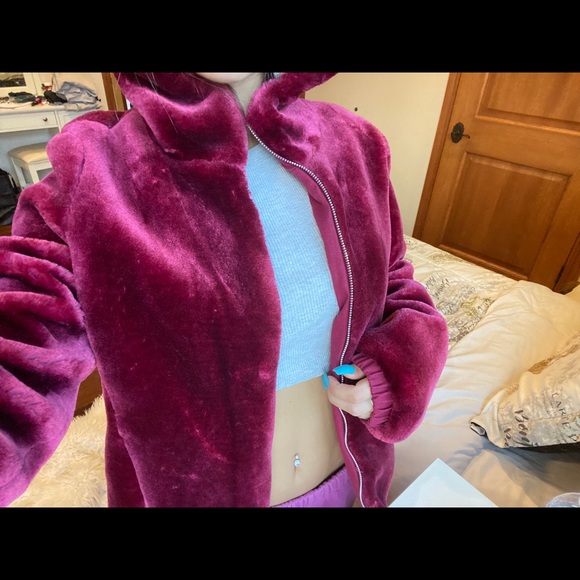 LF FUR crop jacket - Picture 2 of 5